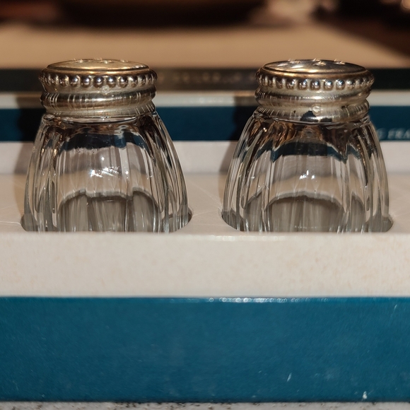 Christofle Cardeilhac 4pc. Mini 950/000 Sterling Salt & Pepper Set - Picture 11 of 11